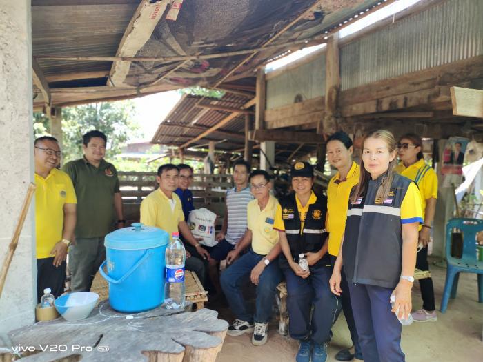  ส่งมอบถุงยังชีพโครงการปันรักปันสุข ส่งมอบความห่วงใยโกสุมพิสัยไม่ทิ้งใครไว้ข้างหลัง ตำบลเหล่า อำเภอโกสุมพิสัย จังหวัดมหาสารคาม
