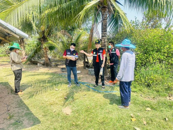 ลงพื้นที่ตรวจเรื่องร้องเรียน กรณี กลิ่นเหม็นจากมูลสุกร ของสันต์ฟาร์ม หมู่ที่ 11