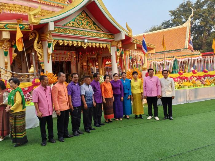 พิธีเปิดและถวายพานพุ่มดอกไม้สักการะองค์พระมิ่งเมือง ในงานประเพณีนมัสการองค์พระมิ่งเมือง ประจำปี 2567 