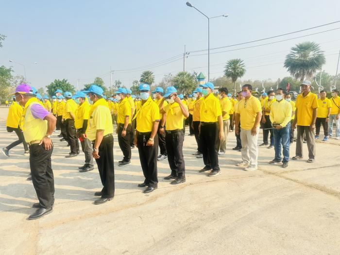 โครงการจิตอาสาพระราชทาาน "เราทำความดี ด้วยหัวใจ" กิจกรรมปรับปรุงภูมิทัศน์บริเวณบึงกุย ณ บริเวณที่สาธารณประโยชน์