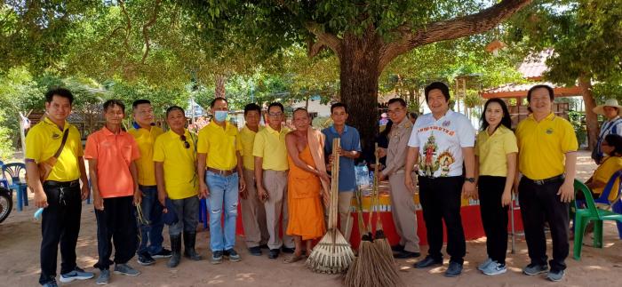 กิจกรรม Big Cleaning Day ภายใต้โครงการวัด ประชา รัฐ สร้างสุขเพื่อการพัฒนาที่ยั่งยืน ณ วัดหนองแคน